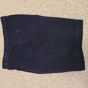 Roundtree & Yorke Men's shorts size 36 Navy pinstripe